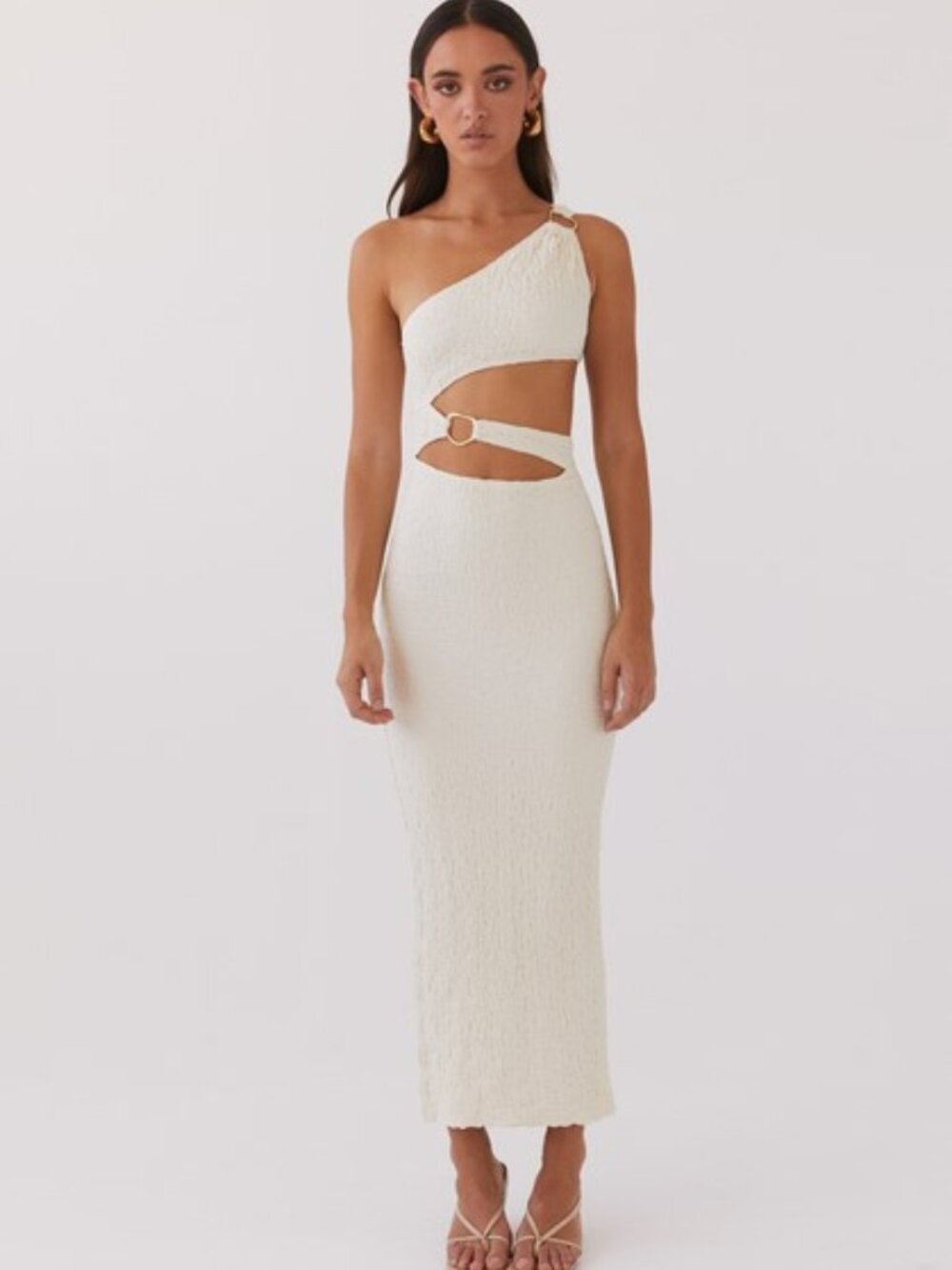 Peppermayo North Haven Maxi Dress Ivory Size 2 NWT